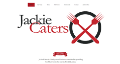 Desktop Screenshot of jackiecaters.com